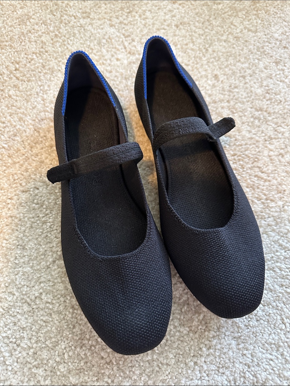 Rothy's Black Mary Jane Flats
